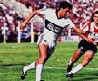 Jose Perdomo, la minge, în meciul din 1992 cu Estudiantes Foto: TyC Sports