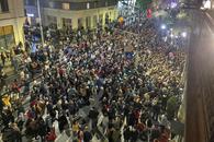 O scandare celebră de pe stadion s-a auzit în București, după ce Nicușor Dan l-a învins pe George Simion la alegerile prezidențiale
