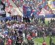 Scenele de la finalul partidei Steaua - Reșița, scor 0-2 / Foto: GSP
