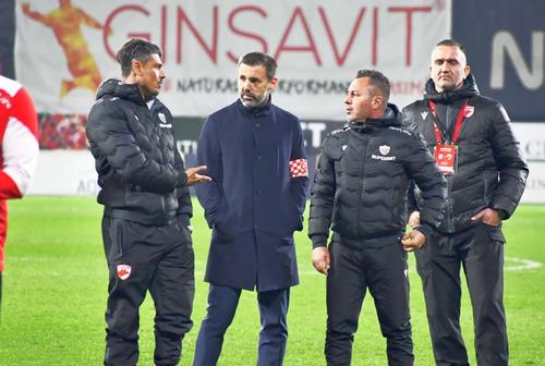 Alessandro Caparco (stânga) nu va continua la Dinamo, foto: Facebook @Radio Dinamo 1948