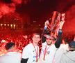 FCSB a sărbătorit câștigarea titlului de campioană. Foto: Răzvan Păsărică (sportpictures.eu)