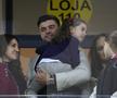 Teodora Becali, Mihai Mincu, Gigi Becali, la FCSB - U Craiova 1-0. Foto: Ionuț Iordache (GSP.RO)
