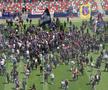 Scenele de la finalul partidei Steaua - Reșița, scor 0-2 / Foto: GSP