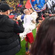 Antonia Salanta și Daniel Bîrligea, la petrecerea câștigătorii titlului de către FCSB. Foto: Eduard Vînătoru (GSP.RO)
