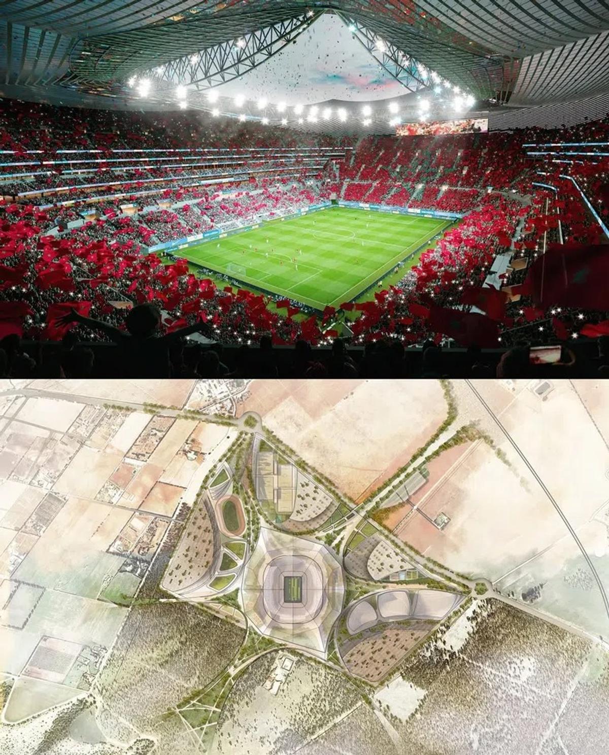 Stadionul Grand Stade Hassan II din Maroc
