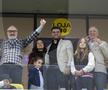 Teodora Becali, Mihai Mincu, Gigi Becali, la FCSB - U Craiova 1-0. Foto: Ionuț Iordache (GSP.RO)