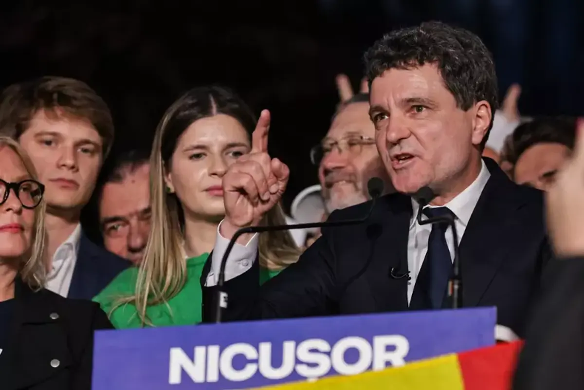 Primele imagini cu Nicușor Dan și George Simion, după apariția exit-poll-urilor