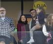 Teodora Becali, Mihai Mincu, Gigi Becali, la FCSB - U Craiova 1-0. Foto: Ionuț Iordache (GSP.RO)