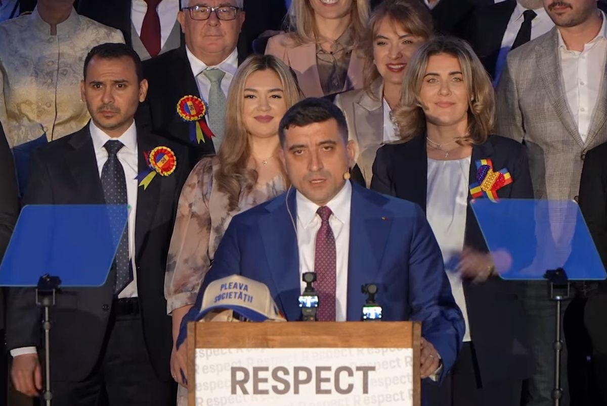 Primele imagini cu Nicușor Dan și George Simion, după apariția exit-poll-urilor