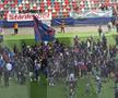 Scenele de la finalul partidei Steaua - Reșița, scor 0-2 / Foto: GSP