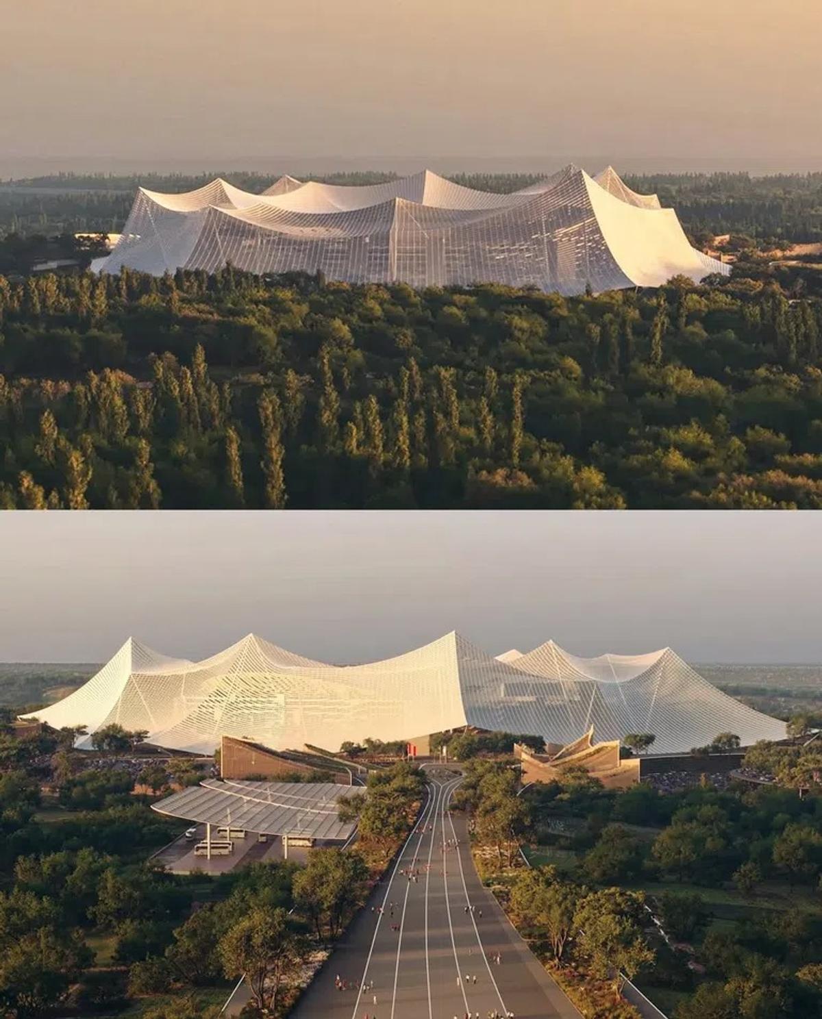 Mega-stadionul care rivalizează cu Santiago Bernabeu pentru finala CM 2030 » Va avea 115.000 de locuri: imagini de pe șantier