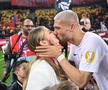Antonia Salanta și Daniel Bîrligea, la petrecerea câștigătorii titlului de către FCSB. Foto: Eduard Vînătoru (GSP.RO)