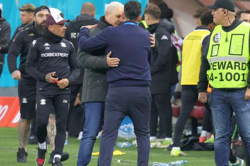 Marius Șumudică, alături de Elias Charalambous/ foto: Ionuț Iordache (GSP)