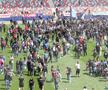 Scenele de la finalul partidei Steaua - Reșița, scor 0-2 / Foto: GSP