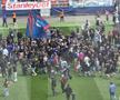 Scenele de la finalul partidei Steaua - Reșița, scor 0-2 / Foto: GSP