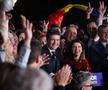 Primele imagini cu Nicușor Dan și George Simion, după apariția exit-poll-urilor