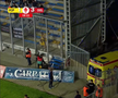 Aproape de o tragedie în Petrolul - Oțelul // Captură FOTO Prima Sport 2