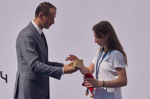 Mihai Covaliu, președintele COSR, alături de Ana Bărbosu/Foto: Imago Images