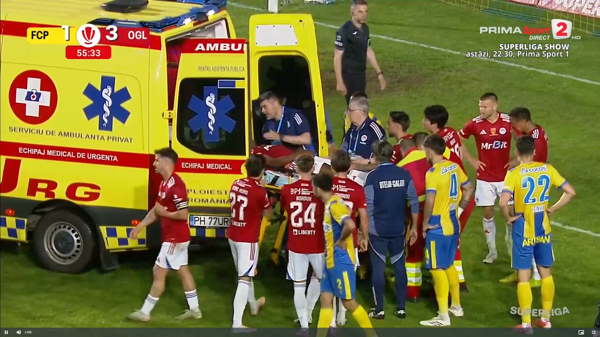 Aproape de o tragedie în Petrolul - Oțelul
