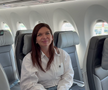 Simona Halep a devenit imaginea companiei aeriene AnimaWings. Foto: Andrei Crăițoiu (GSP.RO)