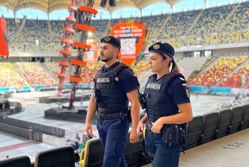 Jandarmeria a cerut ca niciun meci de fotbal să nu aibă loc în București pe 23 mai // foto: Facebook @ Direcția Generală de Jandarmi a Municipiului Bucureşti