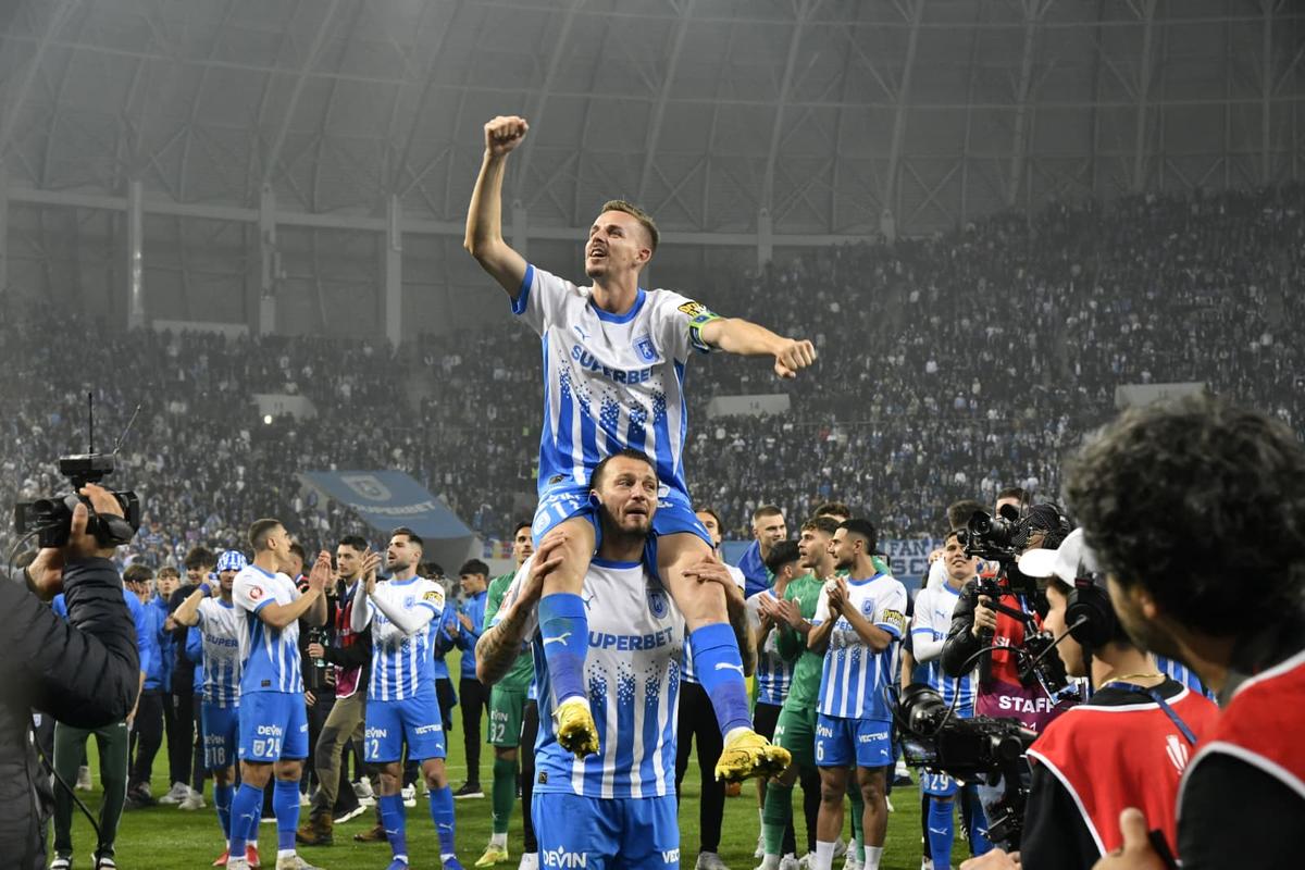 Universitatea Craiova - petrecere titlu, foto: Cristi Preda / GSP (partea 1)