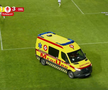 Aproape de o tragedie în Petrolul - Oțelul // Captură FOTO Prima Sport 2