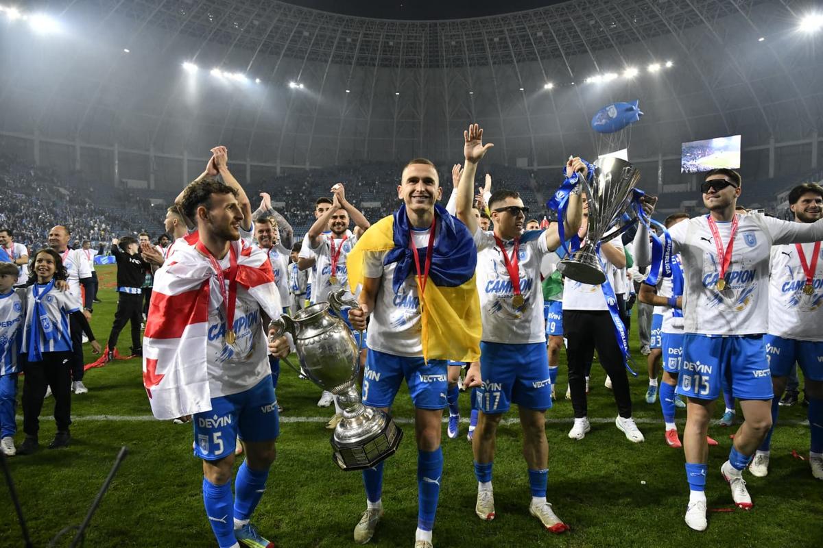 Universitatea Craiova - petrecere titlu, foto: Cristi Preda / GSP (partea 2)