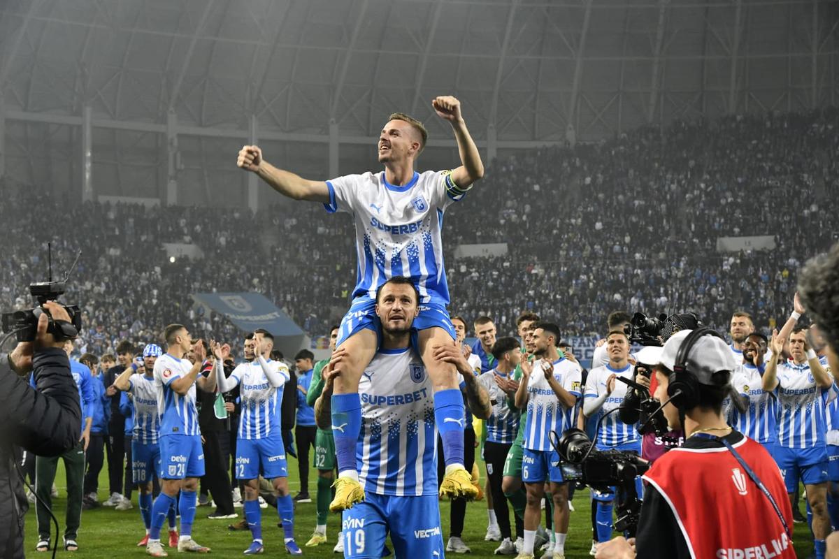 Universitatea Craiova - petrecere titlu, foto: Cristi Preda / GSP (partea 1)