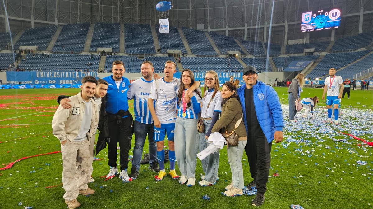 Bucuria din spatele bucuriei la Craiova, după câștigarea titlului! Ce s-a întâmplat în culise, dincolo de camerele TV