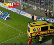 Aproape de o tragedie în Petrolul - Oțelul // Captură FOTO Prima Sport 2