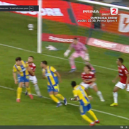 Aproape de o tragedie în Petrolul - Oțelul // Captură FOTO Prima Sport 2