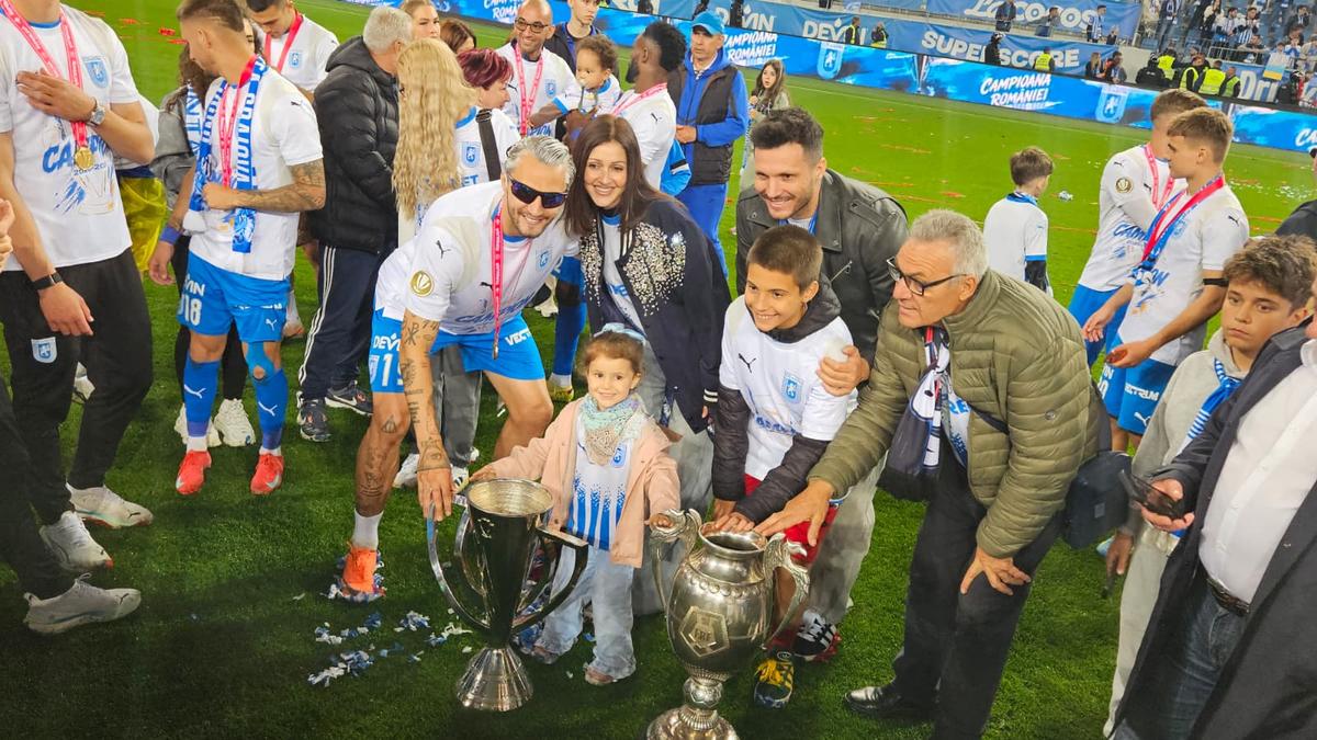 Bucuria din spatele bucuriei la Craiova, după câștigarea titlului! Ce s-a întâmplat în culise, dincolo de camerele TV