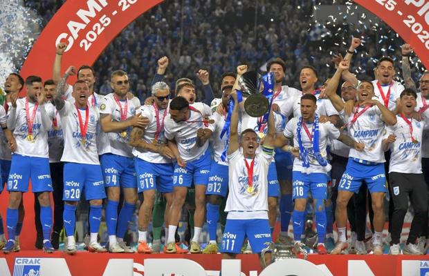 Premiu istoric: banii câștigați de Craiova pentru titlul din Superliga » Oltenii pregătesc lovitura