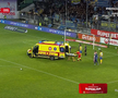 Aproape de o tragedie în Petrolul - Oțelul // Captură FOTO Prima Sport 2