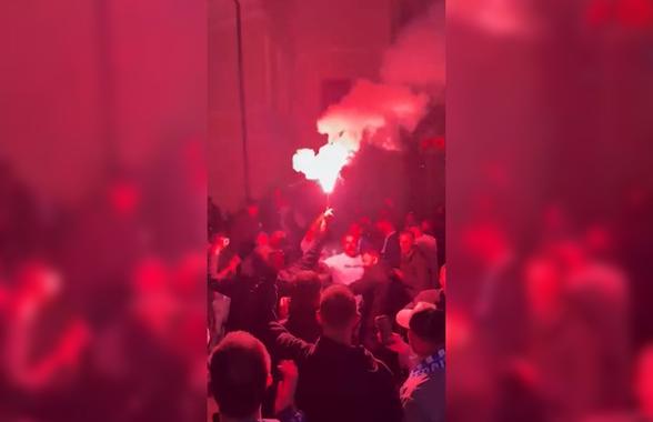 Noapte alb-albastră după câștigarea campionatului! Ce s-a întâmplat pe străzile din Craiova