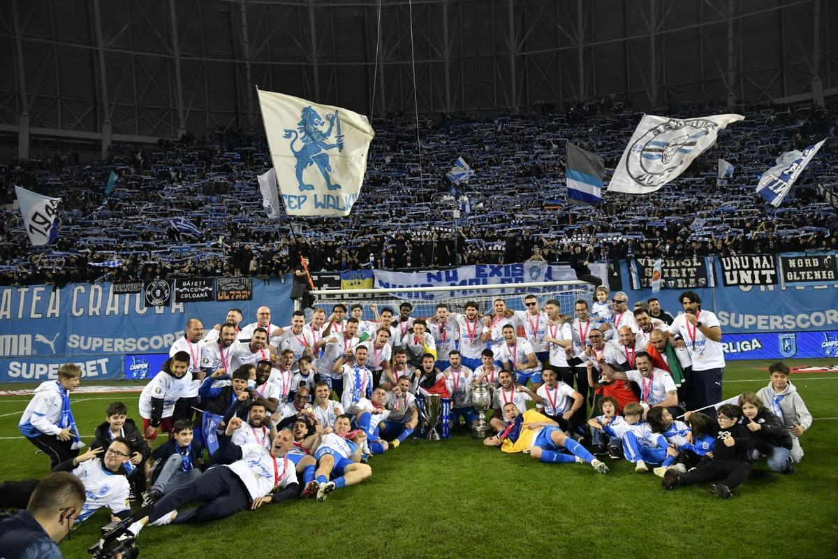 Universitatea Craiova - petrecere titlu, foto: Cristi Preda / GSP (partea 2)