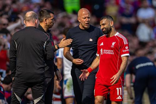 Arne Slot și Mohamed Salah / Foto: Imago