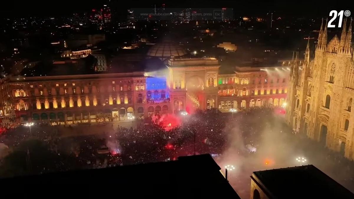 Interul lui Cristi Chivu a scos 400.000 de oameni în stradă: imagini din Piața Domului