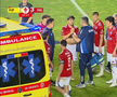 Aproape de o tragedie în Petrolul - Oțelul // Captură FOTO Prima Sport 2