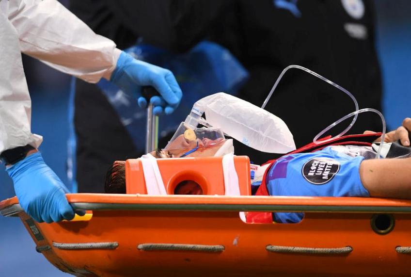 Eric Garcia a suferit o accidentare teribilă în meciul Manchester City - Arsenal 3-0 // Sursă foto: Getty
