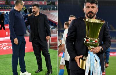 Napoli - Juventus. Gennaro Gattuso, emoționat după triumful din finala Cupei Italiei: „Viaţa mi-a luat ceva, Dumnezeul fotbalului mi l-a înapoiat"