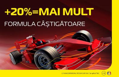 Formula câștigătoare la Casa. Ai în plus bine de tot pe biletele F1 Canada.