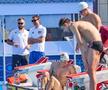 Adrian Rădulescu și Dragoș Luscan înainte de cursa lui David Popovici FOTO Raed Krishan