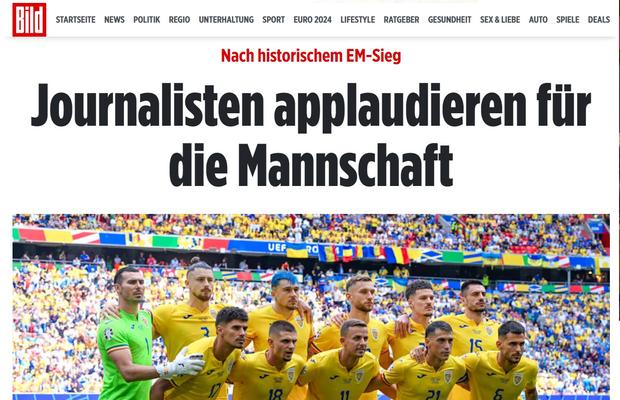 Ce a remarcat Bild după victoria României: „Mândria a fost probabil mai mare decât distanța jurnalistică!”