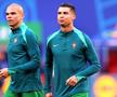 Pepe și Cristiano Ronaldo sunt acum cei mai în vârstă fotbaliști de câmp cu meci la un Campionat European // foto: Imago Images