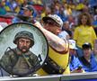Fanii Ucrainei au fost prezenți în număr mare la meciul cu România. Fondul sonor a fost dominat, însă, de români / FOTO: Guliver/Getty Images