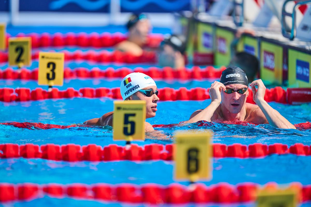 Cine a transmis la TV cursa lui David Popovici pentru aurul din proba de 100 de metri la Campionatele Europene de natație