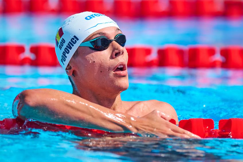 David Popovici la Campionatele Europene de la Belgrad FOTO Raed Krishan