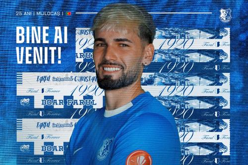 Diogo Ramalho, noul fotbalist de la Farul Constanța. FOTO: Facebook @Farul Constanța